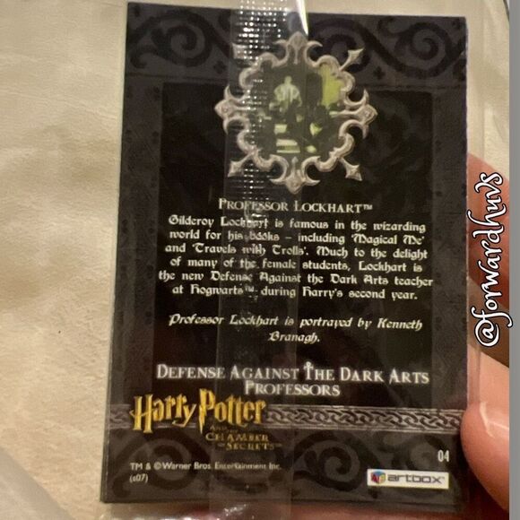 Sealed Harry Potter and the Chamber of Secrets 4 Card Pack - Picture 6 of 7